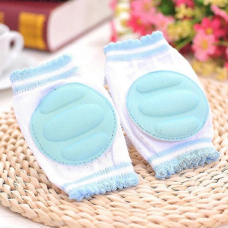 2 par Baby Anti-Slip Knäskydd Söta Smiley Skydd för Småbarn Pojkar Flickor