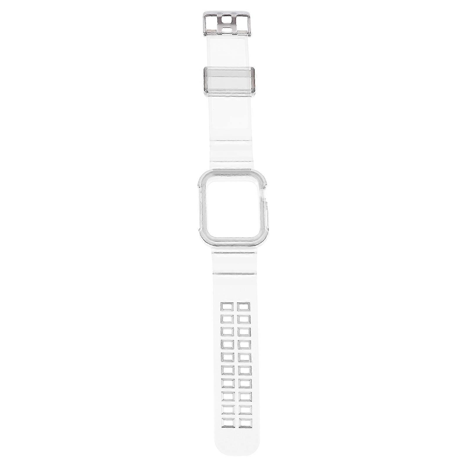 White TPU Watch Band for Fashionable and Comfortable Transparent Strap 42mm 45mm