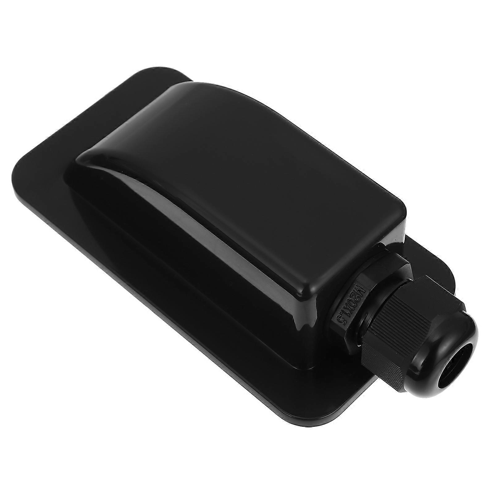 Weatherproof Solar Cable Gland for Car Use Black ABS Material Single Hole Design 1 Piece