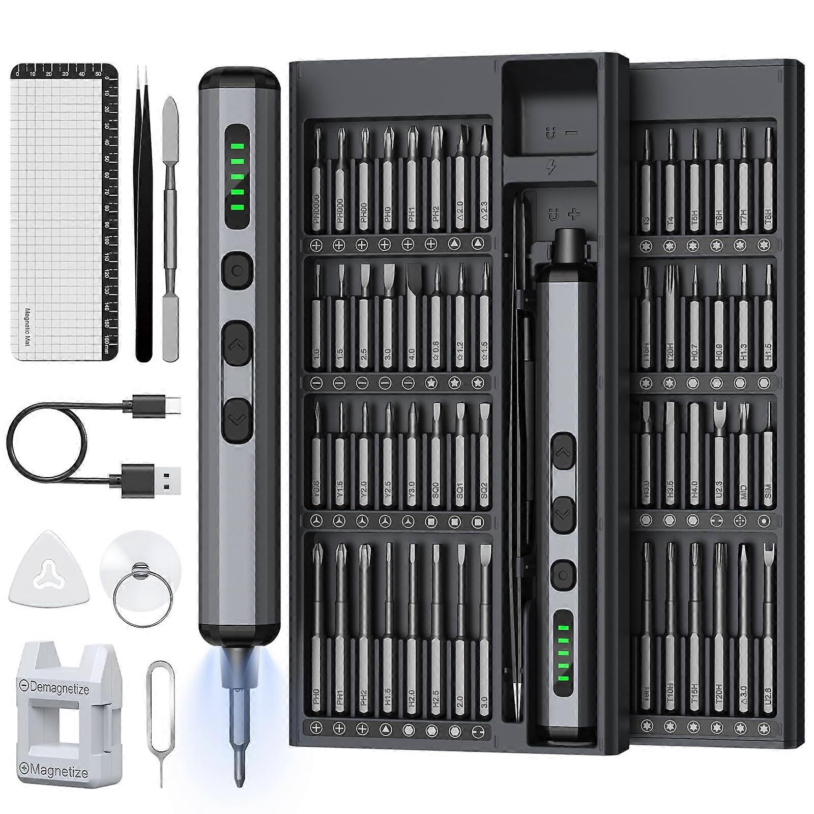 Mini Electric Screwdriver Set 72 in 1 Precision Electric Screwdriver for