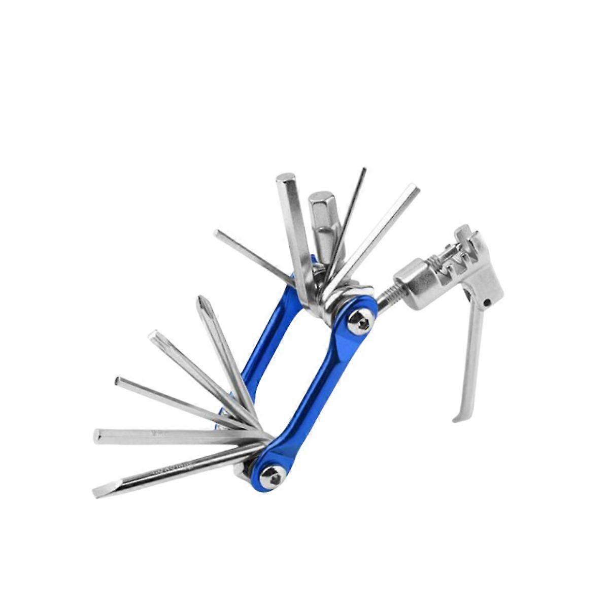 11-in-1 Mountain Bike Repair Tool Kit | Compact Multi-Tool for Trailside Emergencies -HK717
