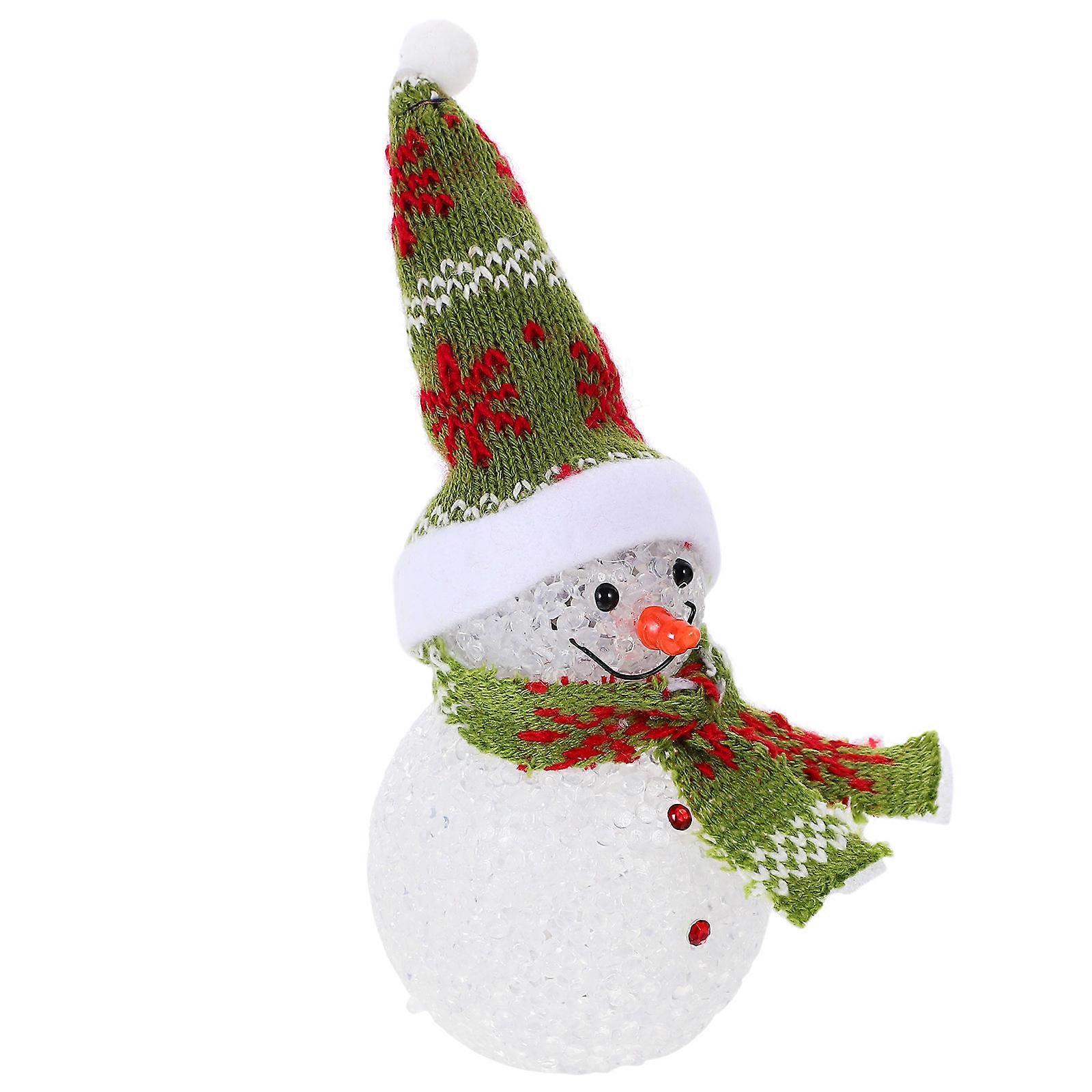 Glowing Penguin Lamp Colorful Christmas Decorations Home Use EVA Material 1Pcs