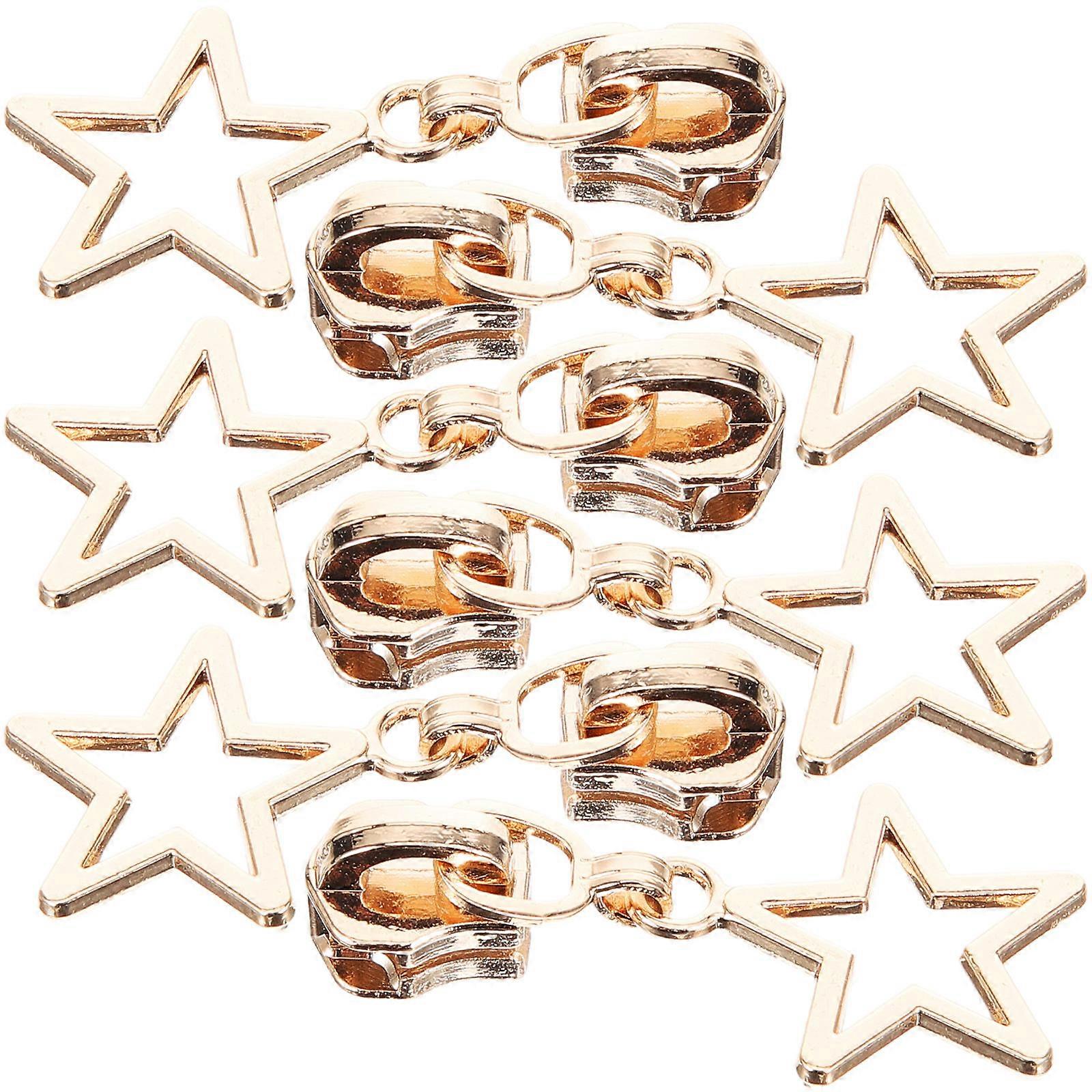 Zipper Pull Handle Diy Projects Reliable Workmanship Luggage Zipper Pulls 4.50X2.00X0.80CM 10Pcs