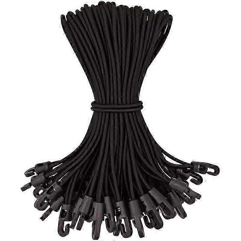 50-Pack Heavy-Duty Bungee Cords with Hooks  Versatile UK Storage & Pool Cover Solution