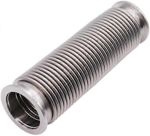 KF16 Vacuum Bellows Hose Set - 500mm Stainless Steel Corrugated Hose With Clamps & Rings