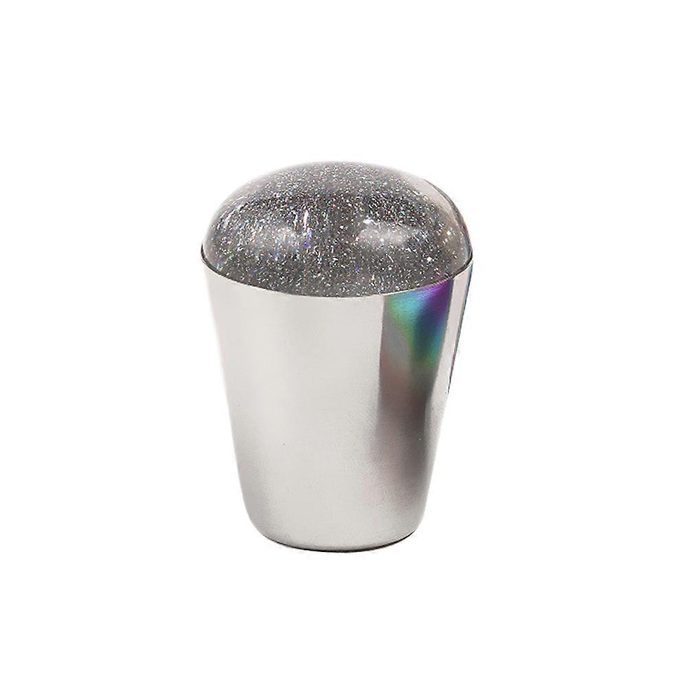Transparent Head Nail Art Stamper with Colorful Handle 1 Set Silicone Nail Stamper for Manicure Stamping Tool