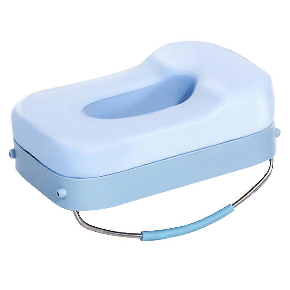 Skin-Friendly Nap Pillow for Students and Children in Sky-Blue Perfect for Classroom Nap and Travel 1Pcs
