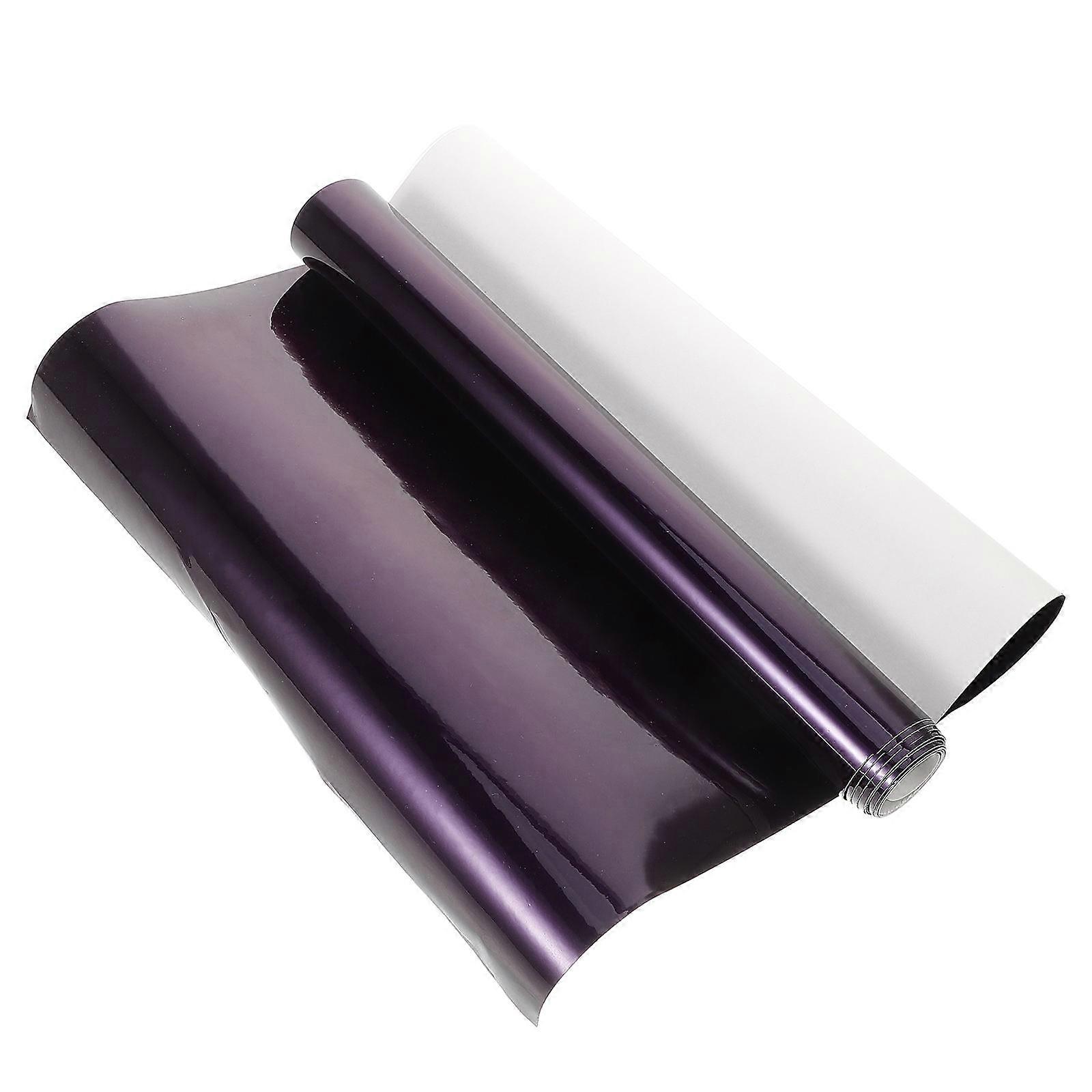 Glossy Metallic Purple Full Vinyl Roll 1 Set Self Adhesive Automotive Protection Film for Full Vehicle