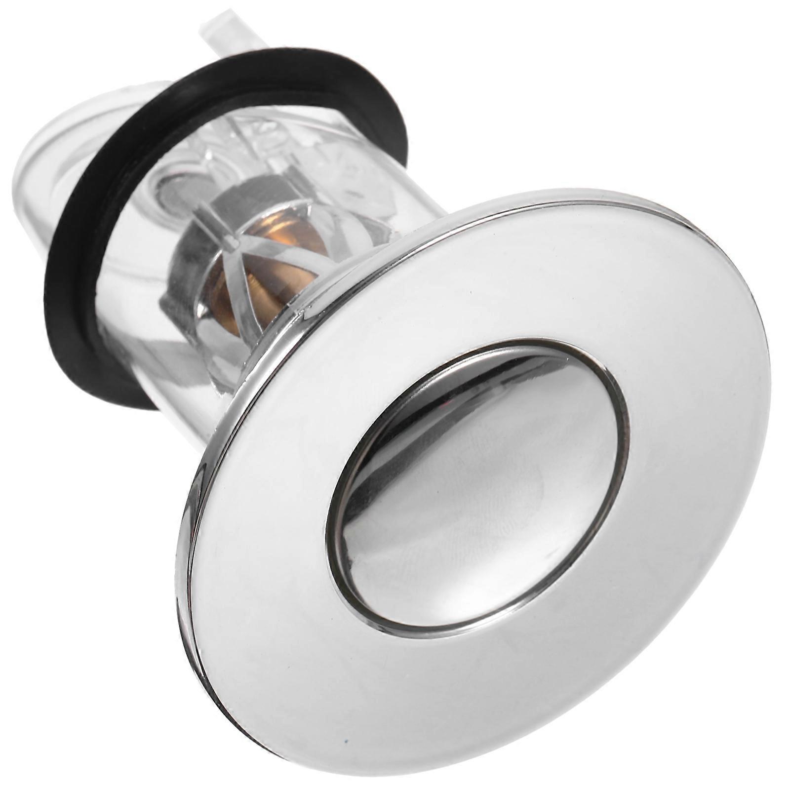 Bathtub Drain Plug Stainless Steel Odor Proof Bounce Core For Kitchen Use 1Set