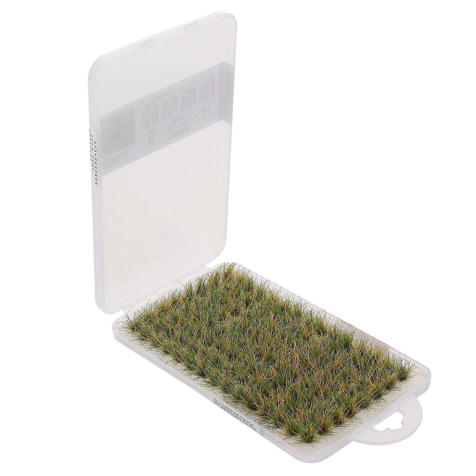 Artificial Grass Static Tufts for Railway Scenery, Fairy Garden & Micro Landscape Decoration Model Diorama Miniature Greenery