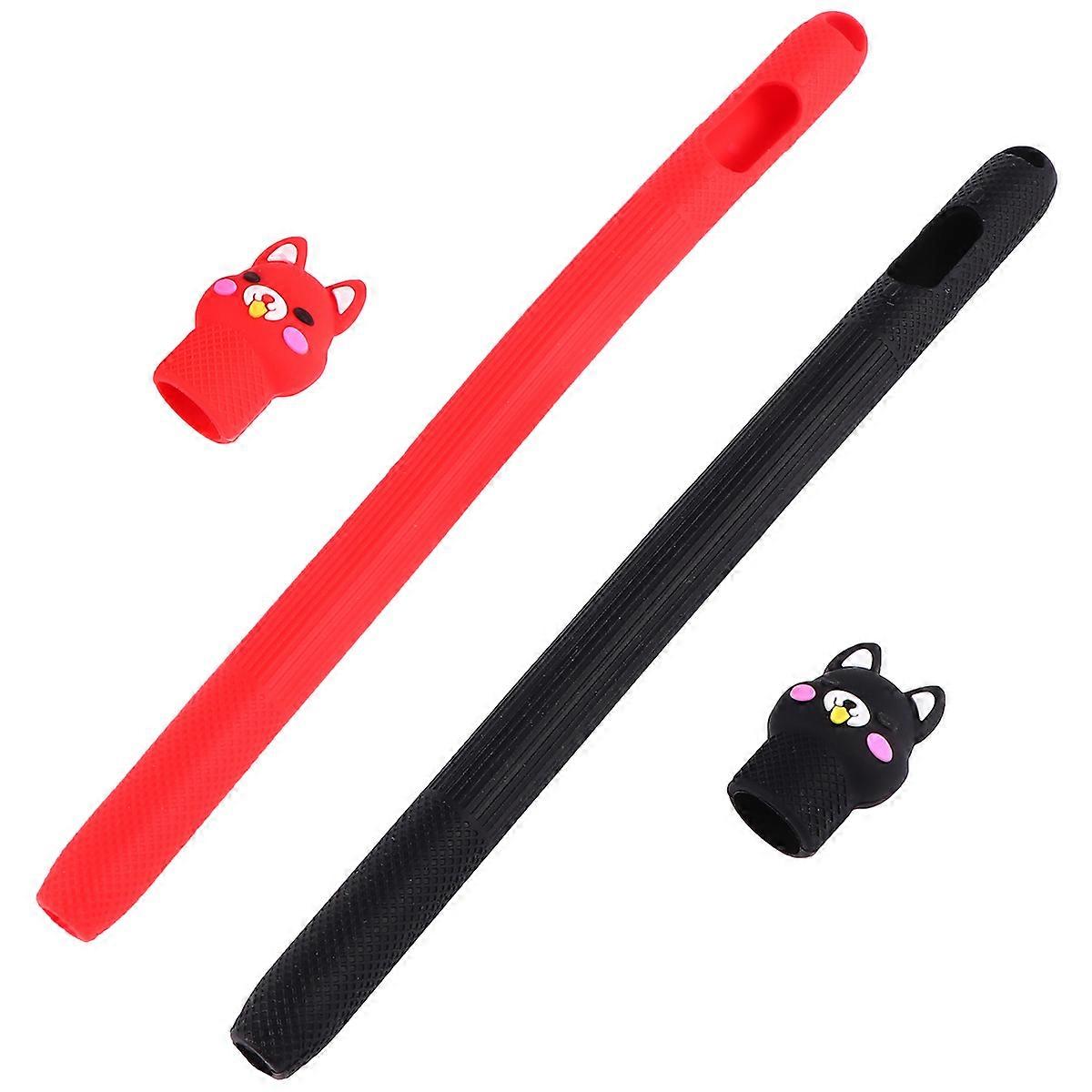 Black Silicone Protective Case for Pencil 1 Compatible Stylist with Durable Design