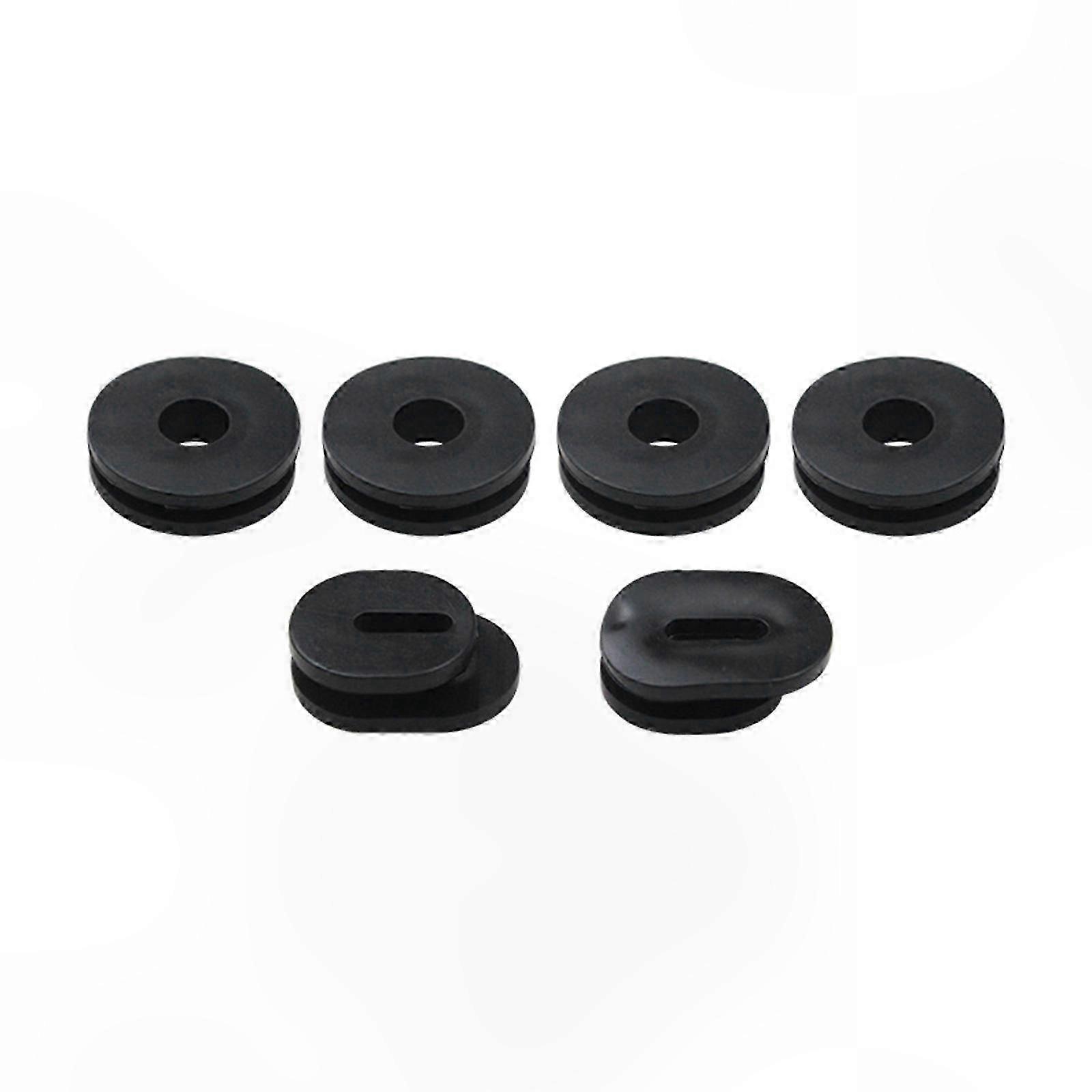 6Pcs/12Pcs πλευρική τοποθέτηση πλυντηρίων φέρινγκ αποστατών μοτοσικλετών φέρινγκ πλευρική κάλυψη ροδέλες αντικατάστασης λαστιχένιο παρέμβυσμα για GS125 12Pcs