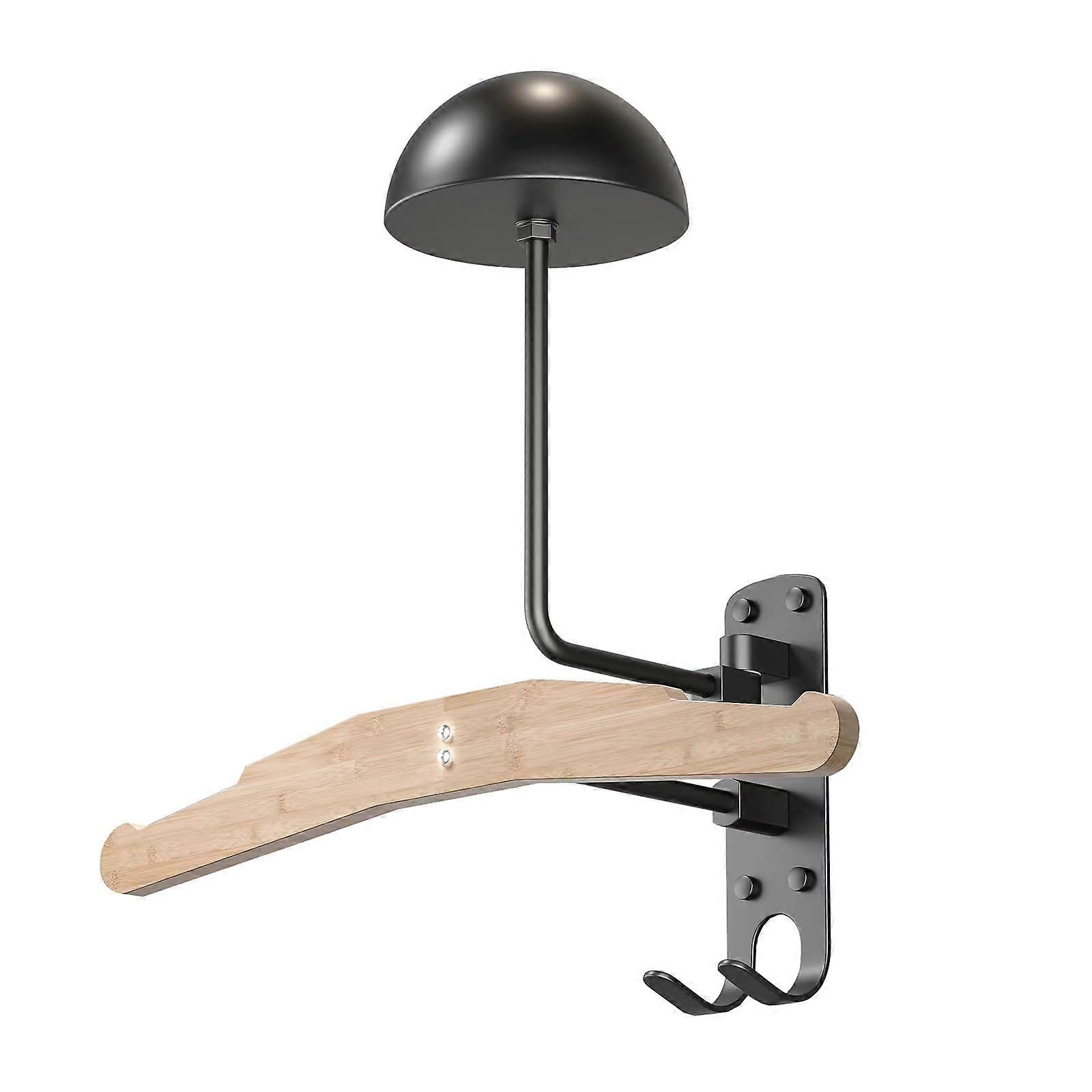 Helmet Hanger Wall Mounted Helmet Rack 180 Degree Swivel Display Hooks For Most Helmets