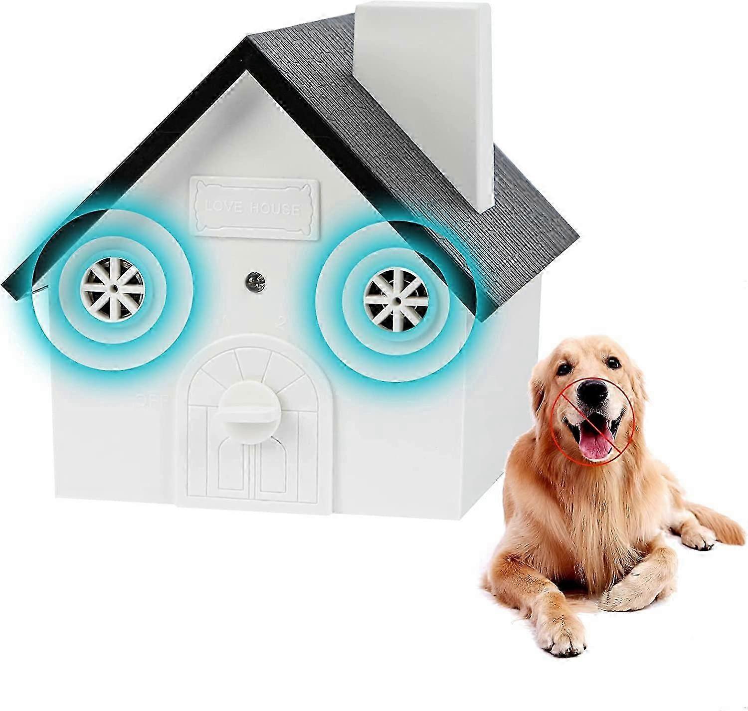 Outdoor Ultrasonic Anti Barking Device,Weatherproof Dog Barking Control Devices 50Ft Range Dog Training Behavior Aids