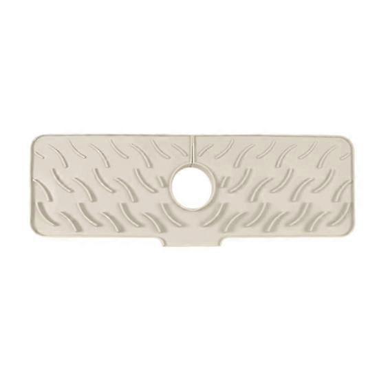 Silicone Sink Mat Quick Drying Mat Faucet Splash Guard Water Collector Anti-Splash Mat for Kitchen Bathroom