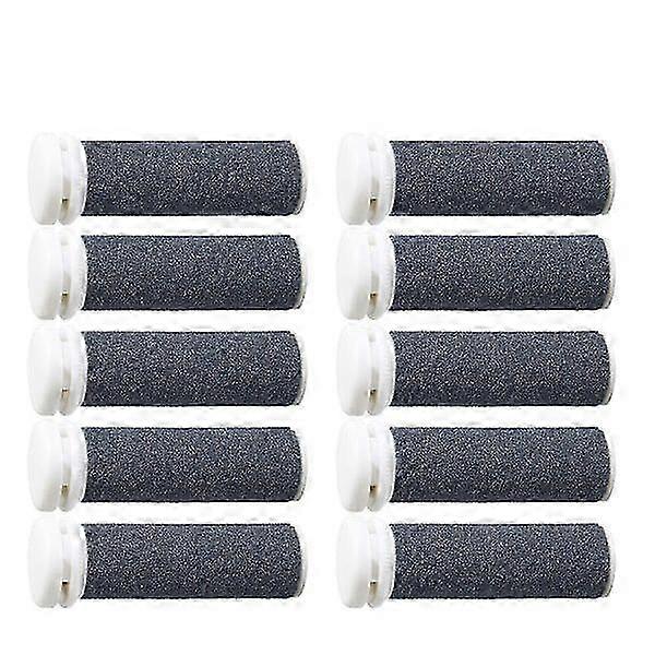 10-pack roller heads compatible with Emjoi Micro Pedi Nano Replacement