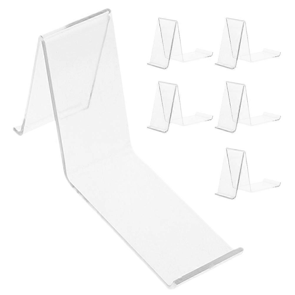 Acrylic Clear Shoe Display Rack – 6PCS High Heel Organizer for Retail Stores & Malls – Space Saving Design for Multiple Shoe Styles