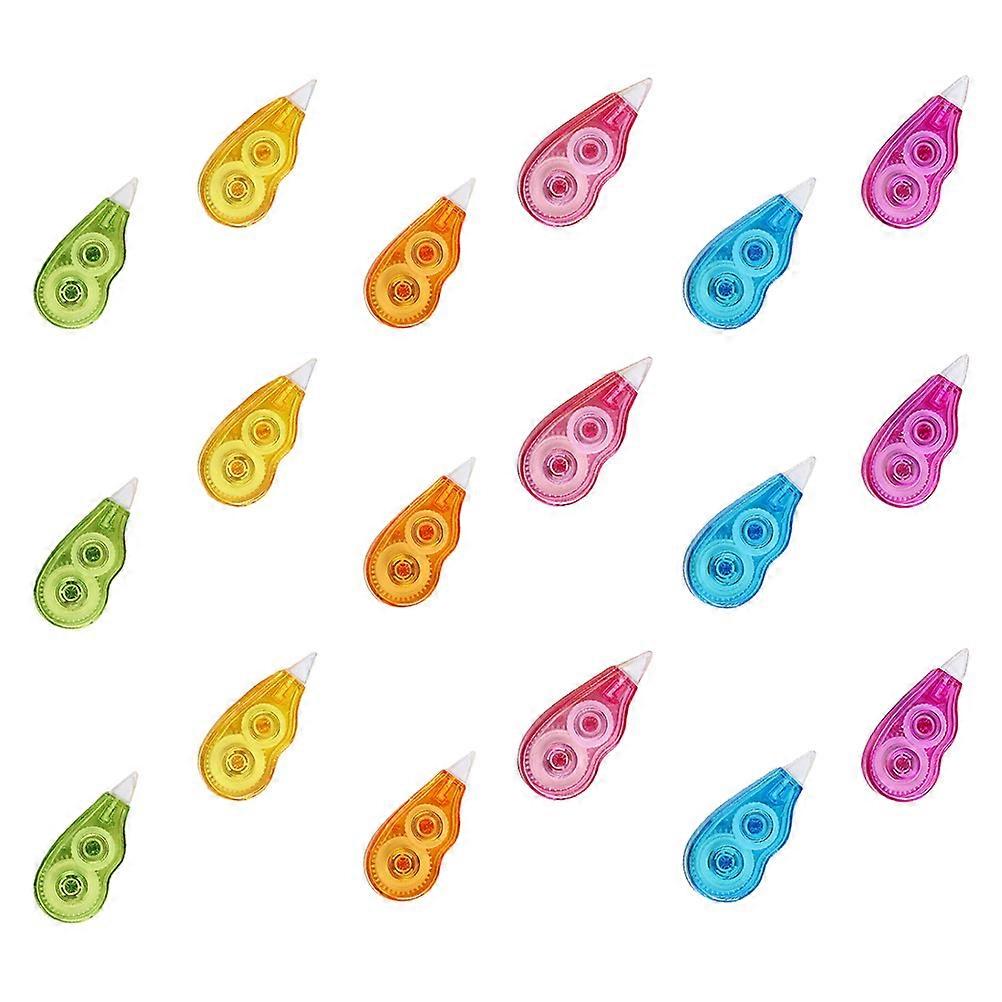Clear Tape Instant Correction 18Pcs For Students Kids Practical Design 8.3X3CM Assorted Supplies