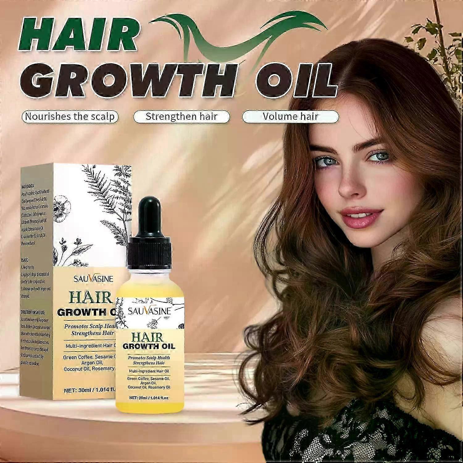 成長と修復のためのヘアオイル - 髪の成長のためのローズマリーオイル、乾燥した傷んだ髪に栄養を与えます