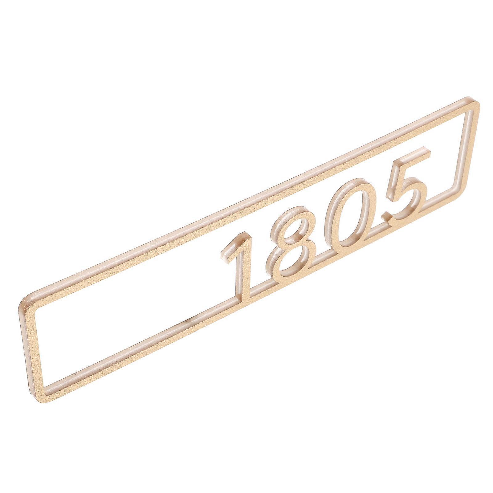 WORGEOUS Creative Durable Door Number Sign Plaque Wall Sign