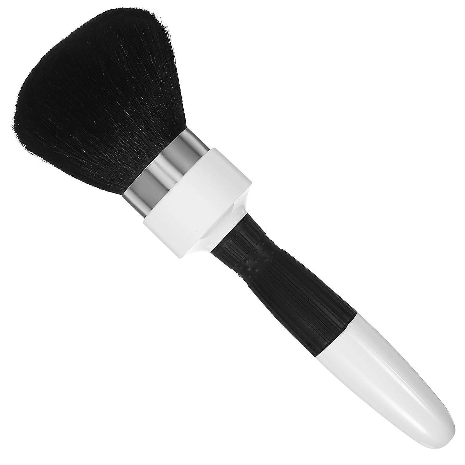Black Barber Cleaning Brush for Hair Salons with Sturdy Bristles and Durable ABS Handle 1pc