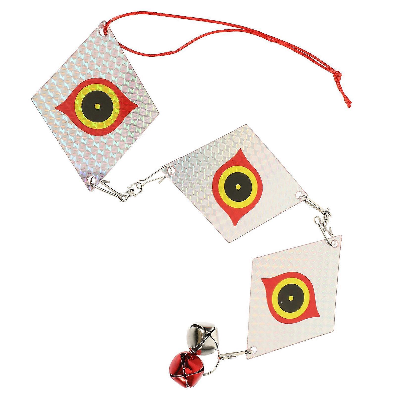 Upgrade Bird Reflector Rhombus Reflective Disc Indoor Use Assorted Color Durable Effect 1Pcs