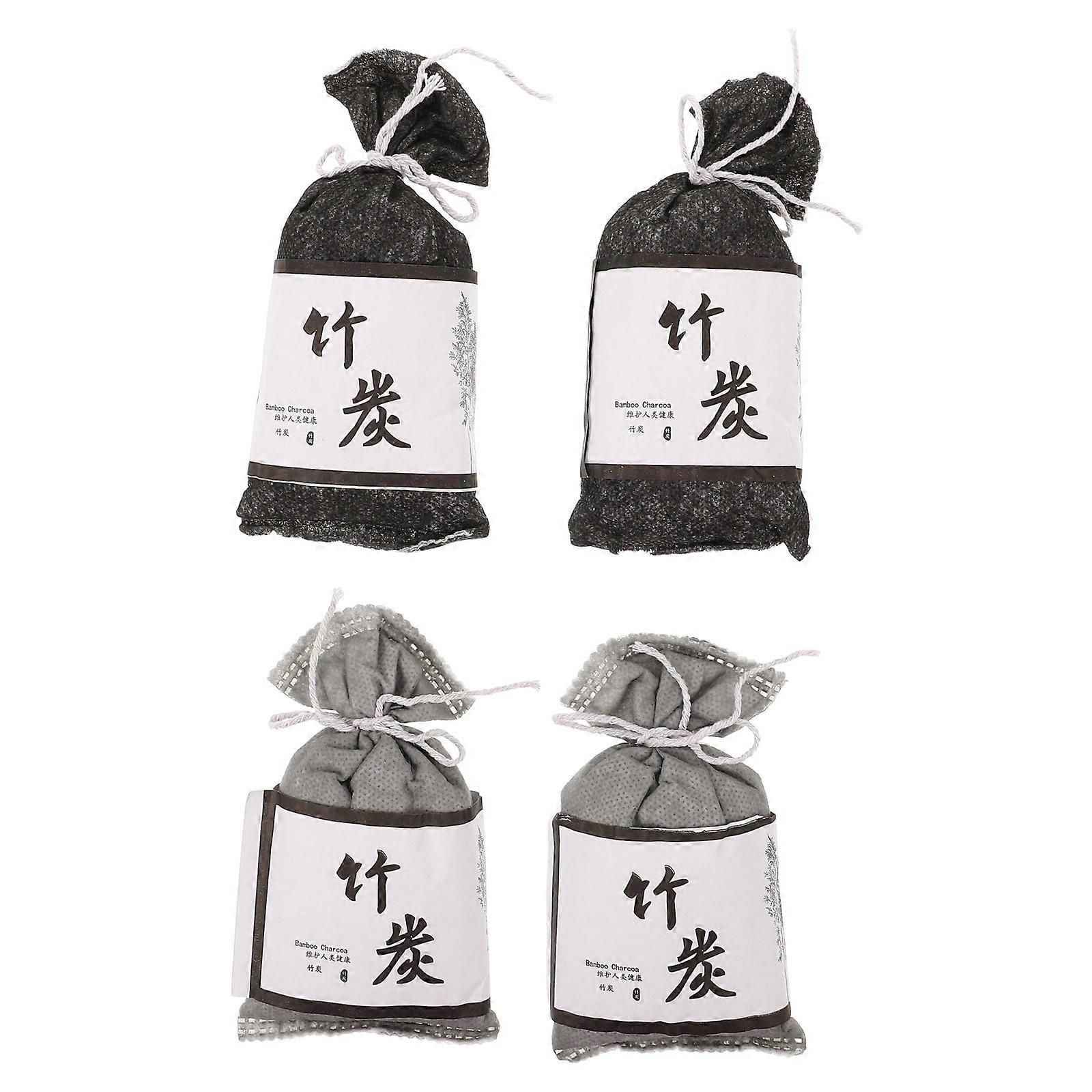 Charcoal Bags Odor Absorber For Shoes 4Pcs High-Efficiency Bags Portable Air Purifying For Home Use Closet Use