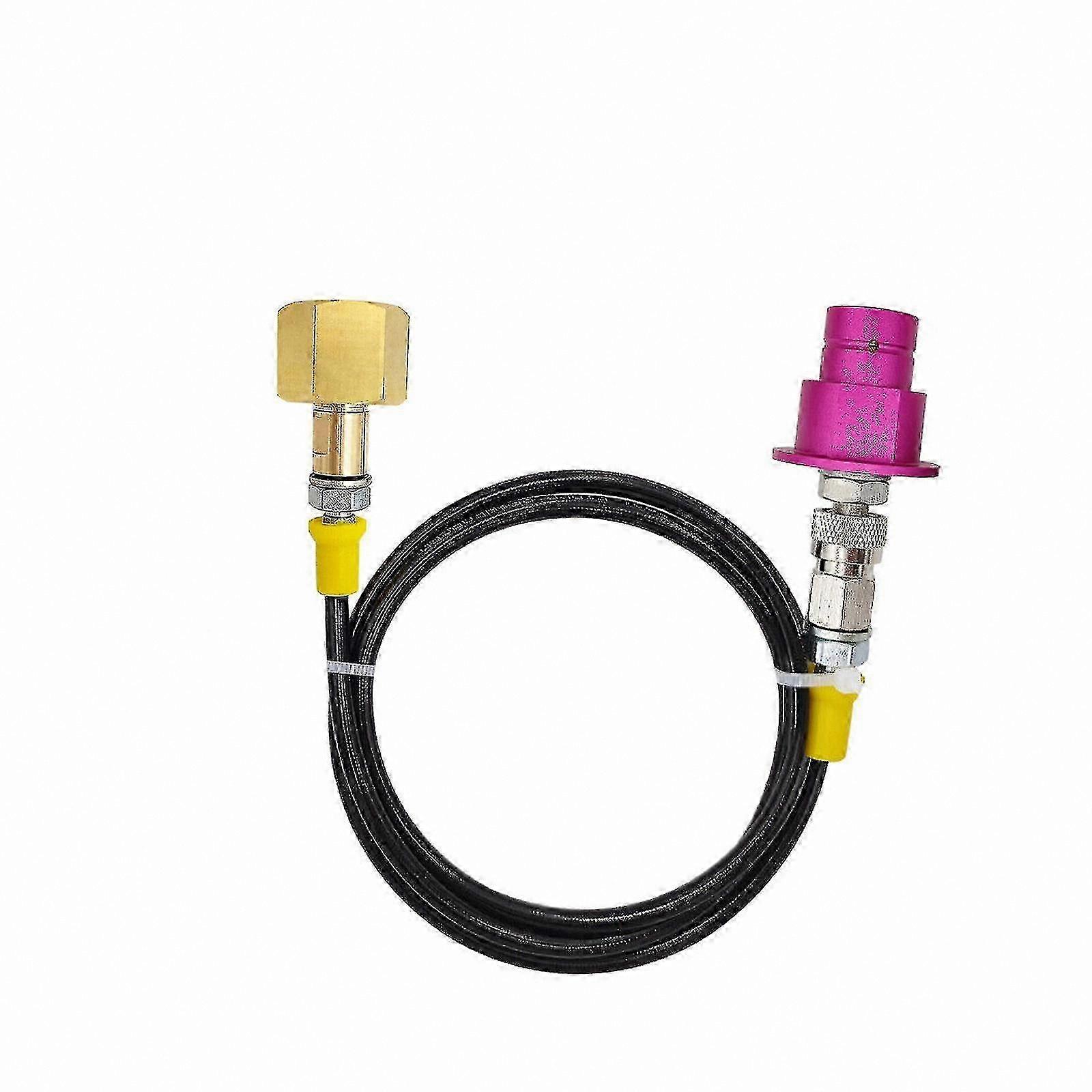 SodaStream Duo Compatible CO2 Adapter Hose Kit with Quick Connect W21.8 G3/4 Thread