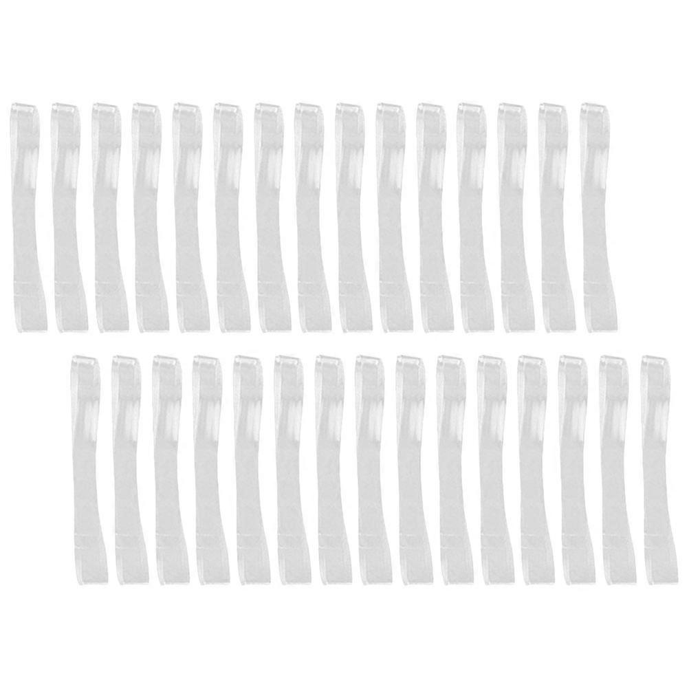 Transparent Gel Heel Straps for High Shoes Prevent Slipping with Elastic Fixators 30Pcs