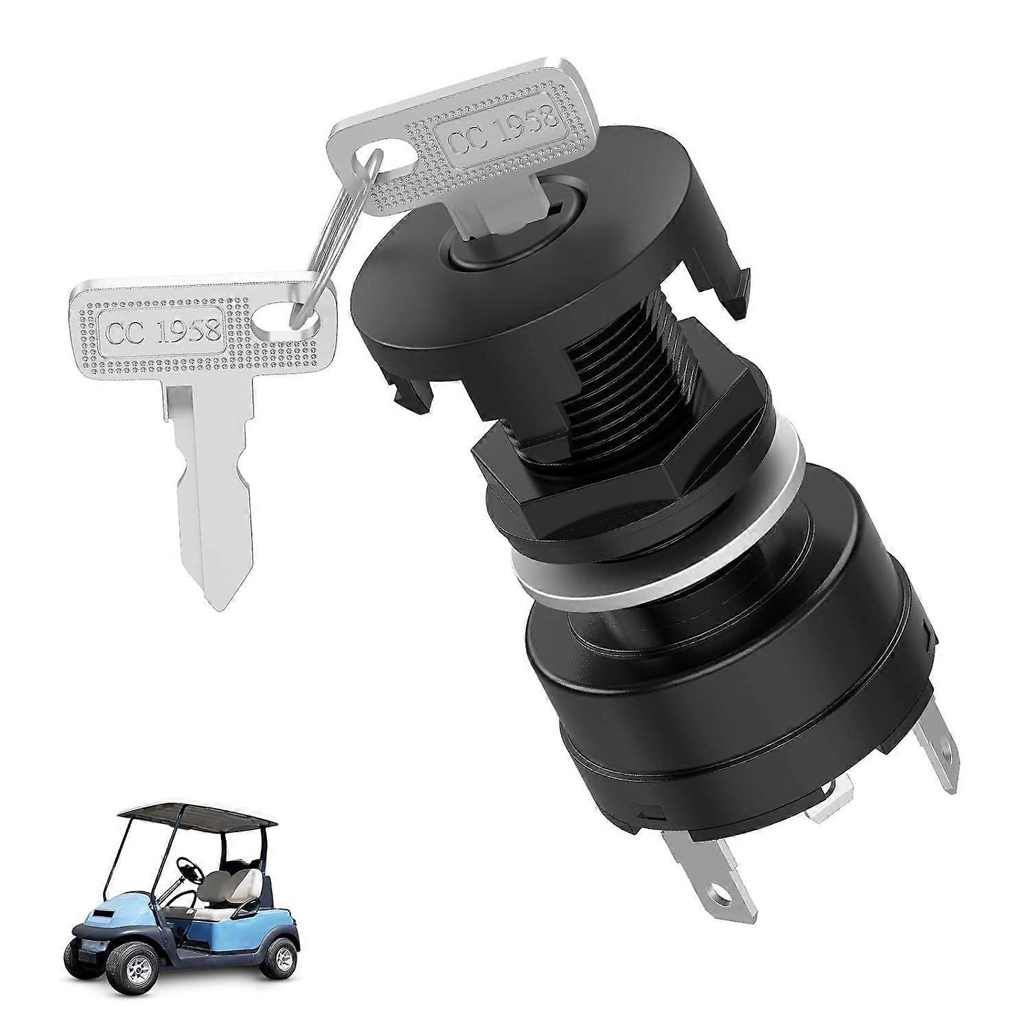 Golf Cart Ignition Key Switch for 2004-up Club Car Gas Precedent OEM# 1025151