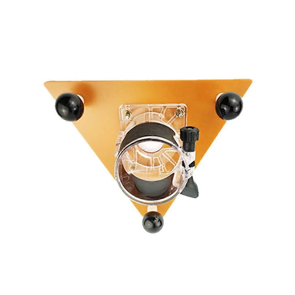 Router Milling Table Trimmer Base Trimming Machine Accessories Dustproof Stable Balance Board with Transparent Cover Workbench, Type 2