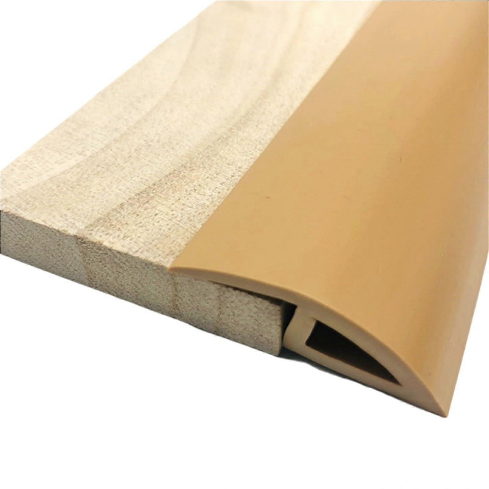 Plastic Baseboard 3.3 ft16.4 ft Floor Transition Strip Waterproof SlipResistant (Style A)