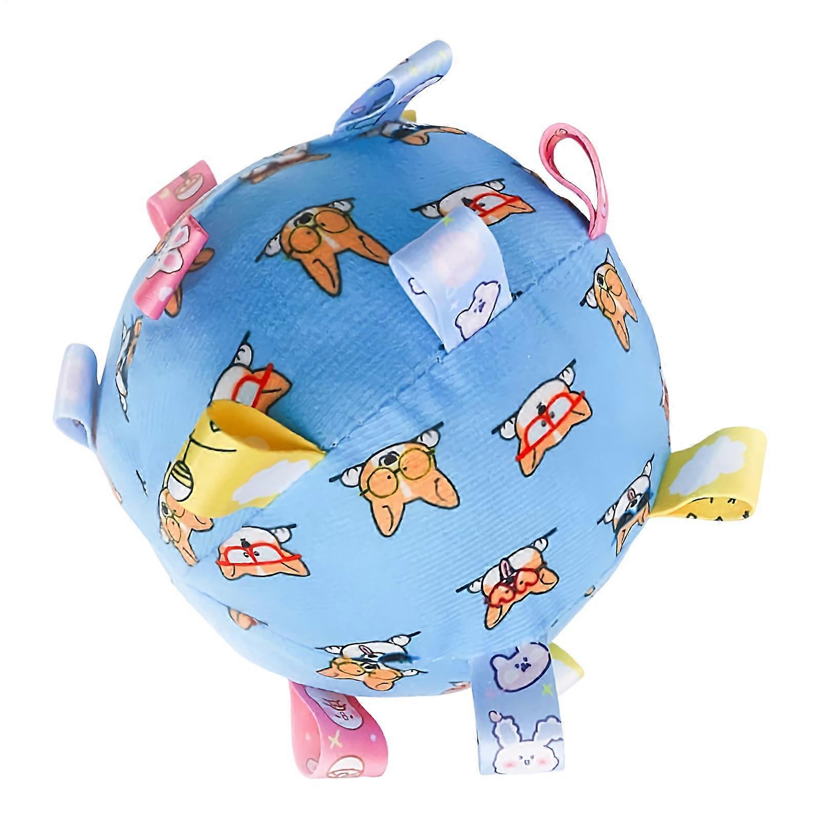 Squeaky Toys, Puppy Fetch Ball, Interactive Pet Chewing Builtin Sound Toy for Dogs