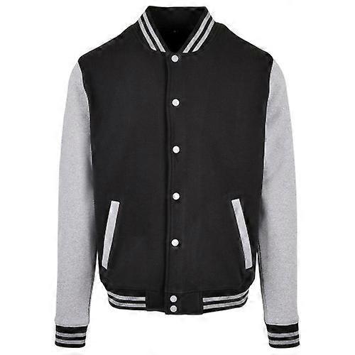 Build Your Brand Mens Basic Varsity Jacket