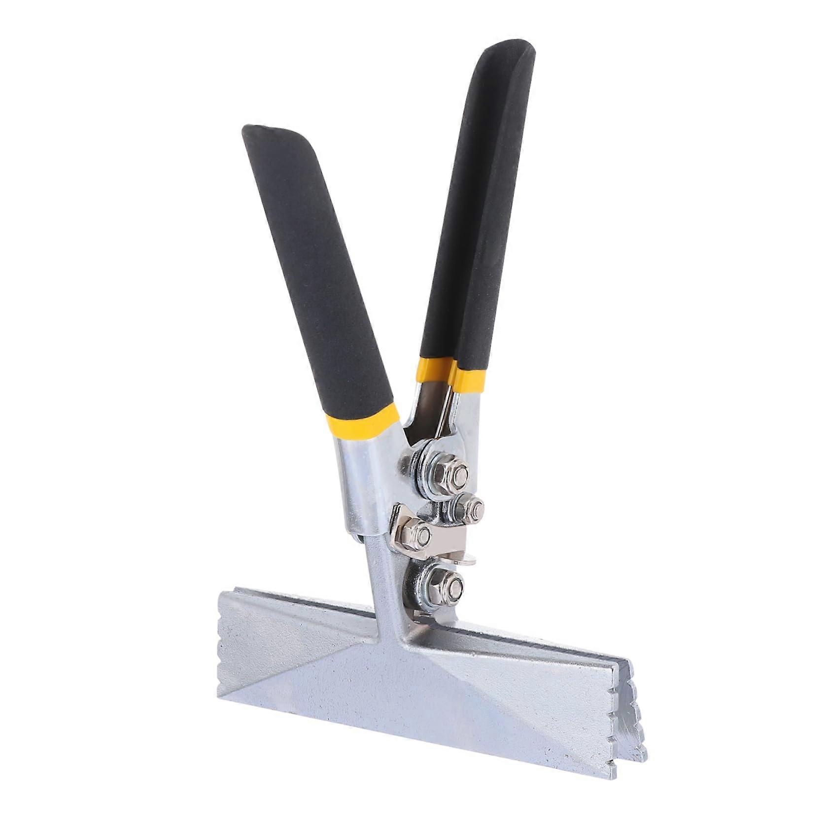 Multifunctional Folding Pliers with Woodworking Handle, Heavy-Duty Steel Hand Seamer for Precision Tasks