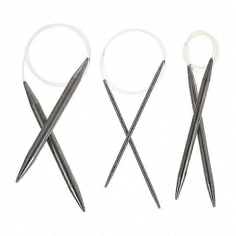 3pcs Circular Knitting Needles for Knitting & Crocheting - Smooth & Durable Yarn Needles