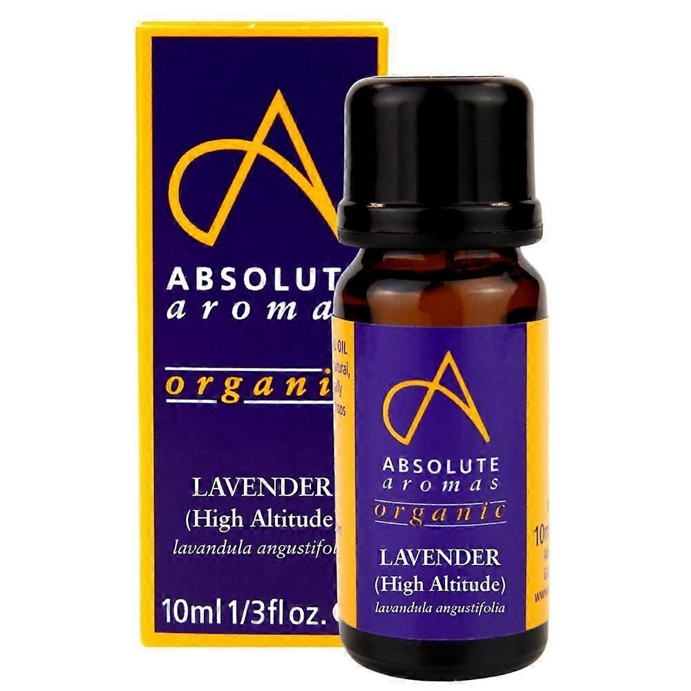 Absolute Aromas Organic Lavender Oil 10ml - 2 Pack