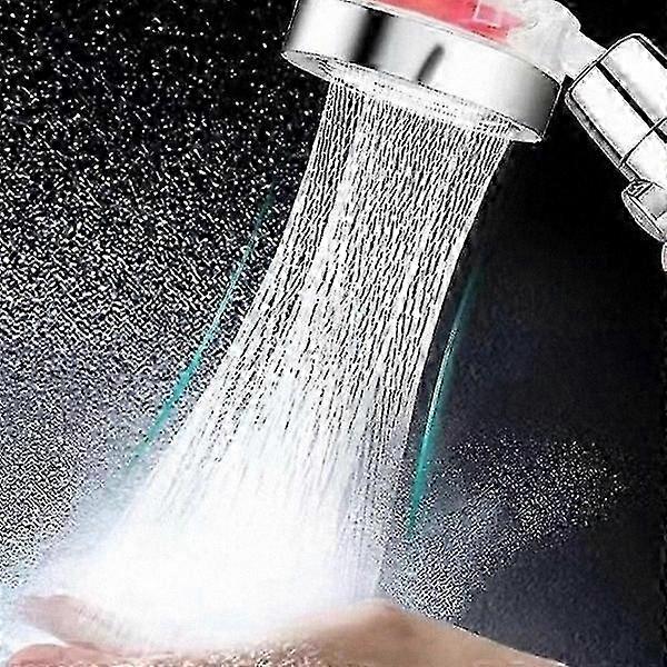 High-Pressure Detachable Shower Head with Pause Control (Red)