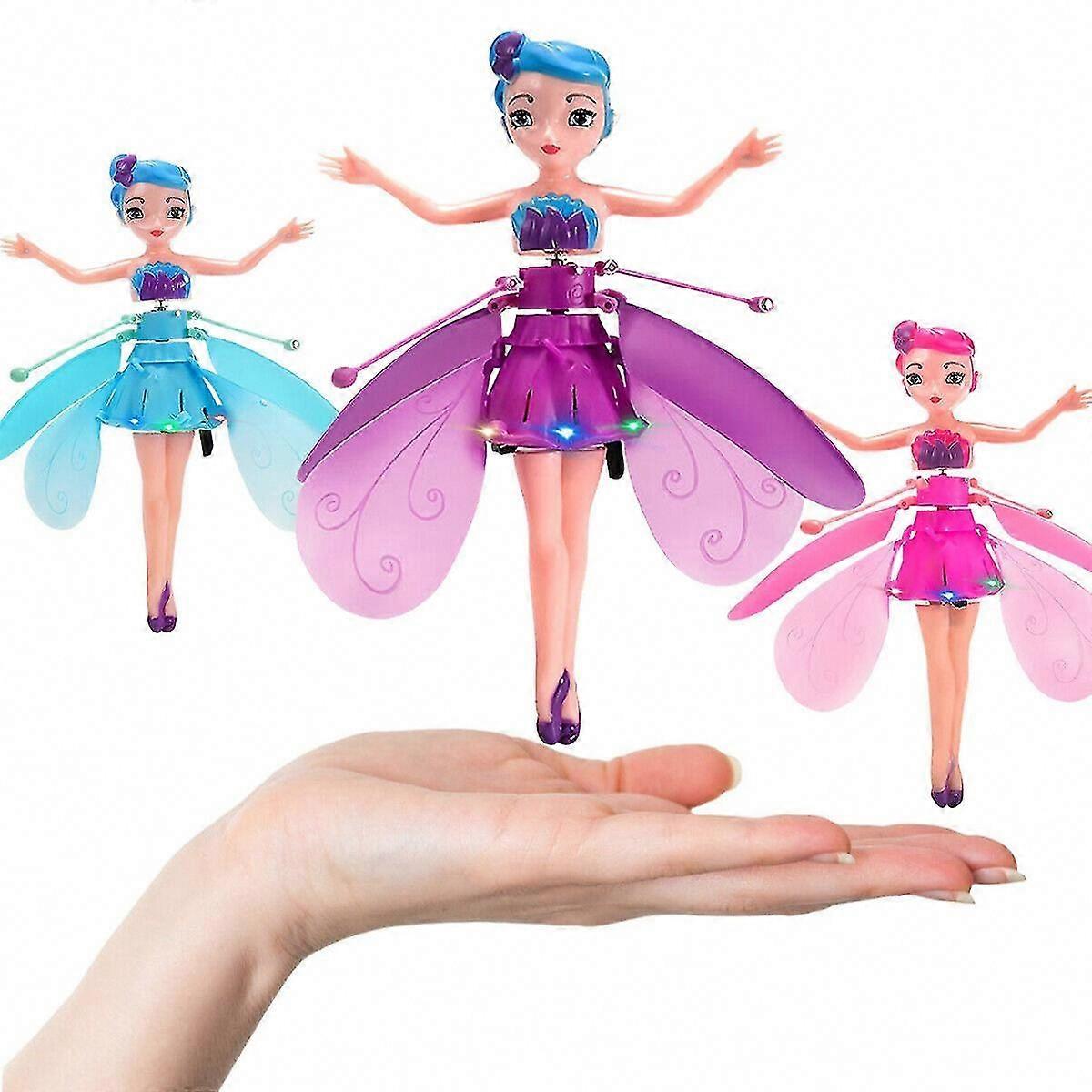 Fliegende Märchenprinzessin Puppe mit magischer Infrarotsteuerung für Mädchen Geburtstagsgeschenk