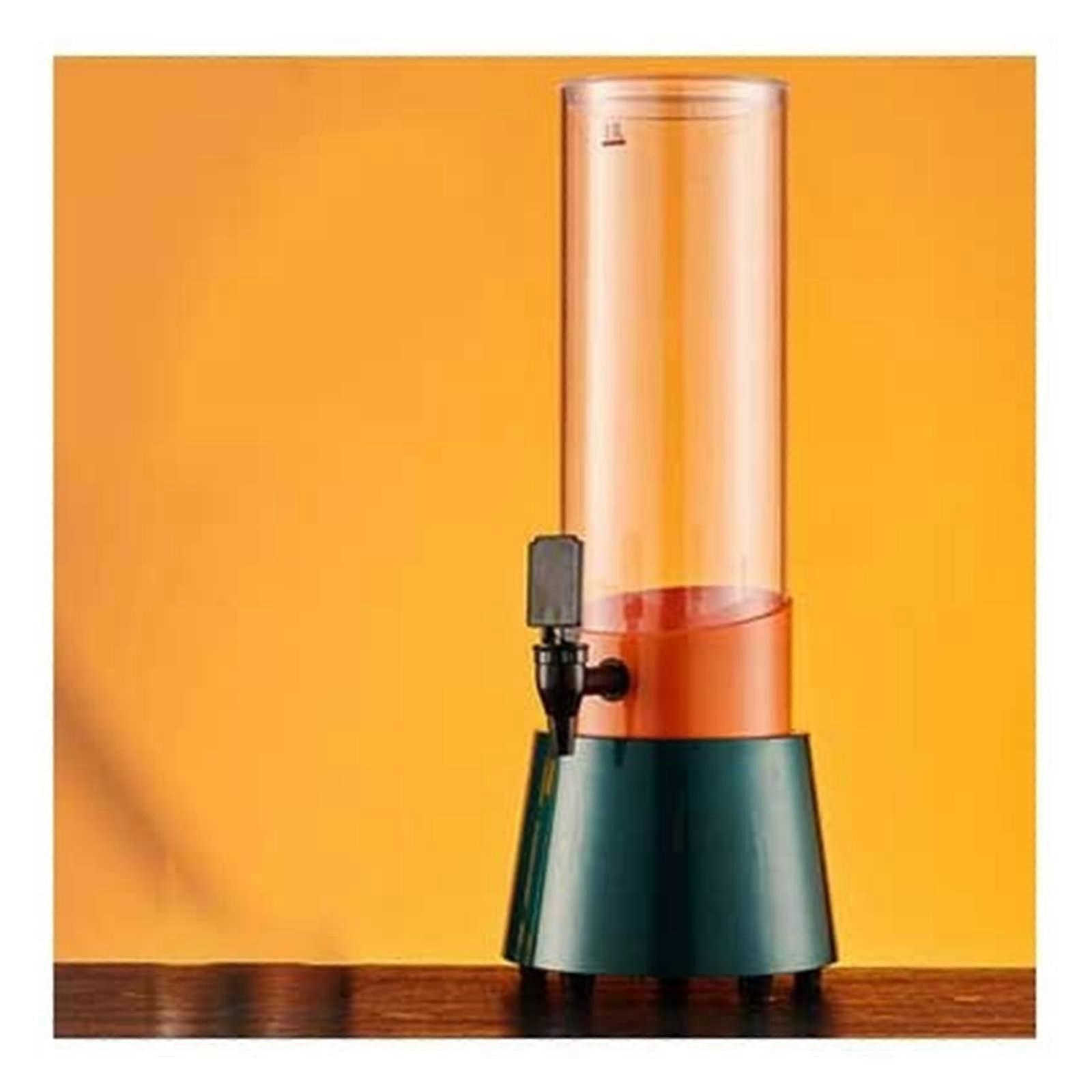 Drinks Dispenser for Parties 3L Beer Tower Dispenser, Tabletop Drink Tower for Bars Pubs Restaurants, Color C