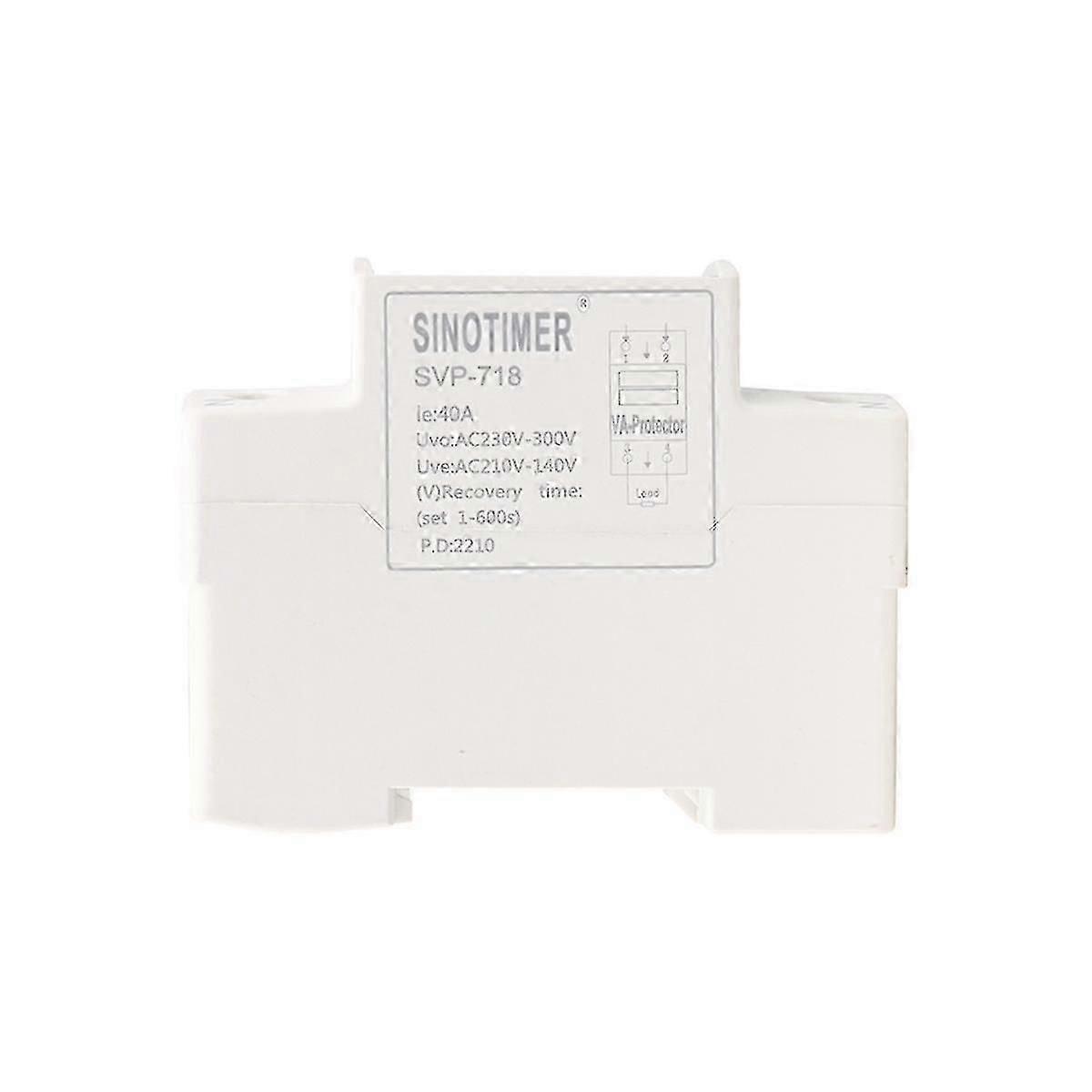 40a Adjustable Voltage Relay Over And Under Voltage Protector Overcurrent Limit Overvoltage Protec