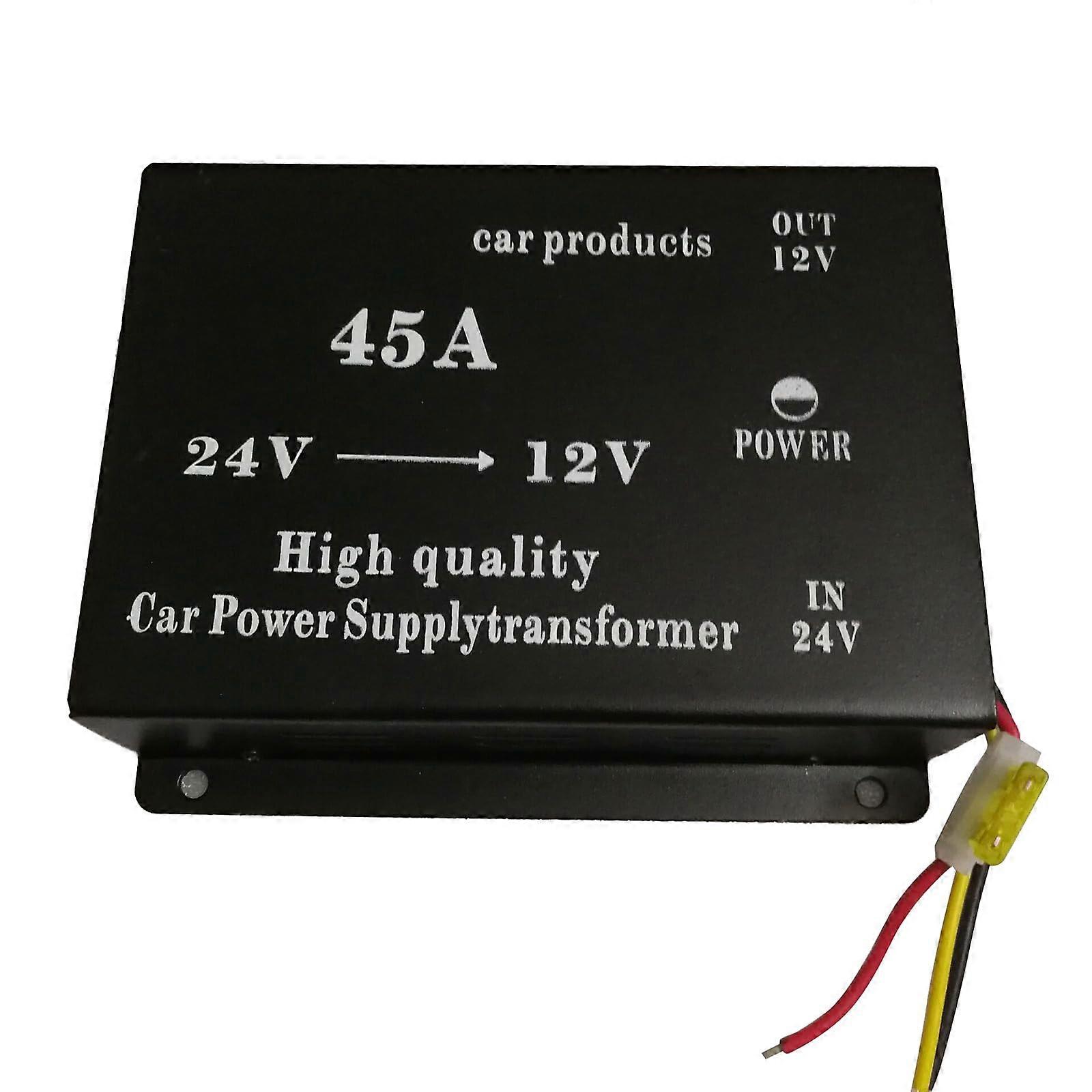 24V To 12V DC-DC Converter 45A High Efficiency For Trucks Campers Trailers Secure Installation