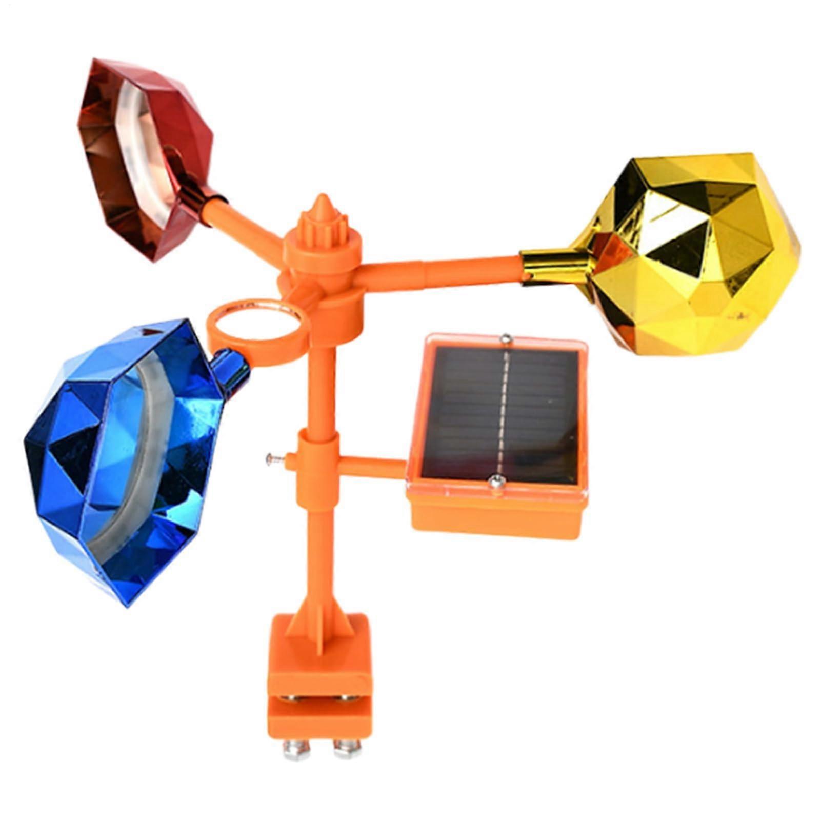 Pinwheel Birds Scarer Reflective Wind Spinner Visual Bird Deterrent Rotating Foil For Balcony Terrace Garden Outdoor