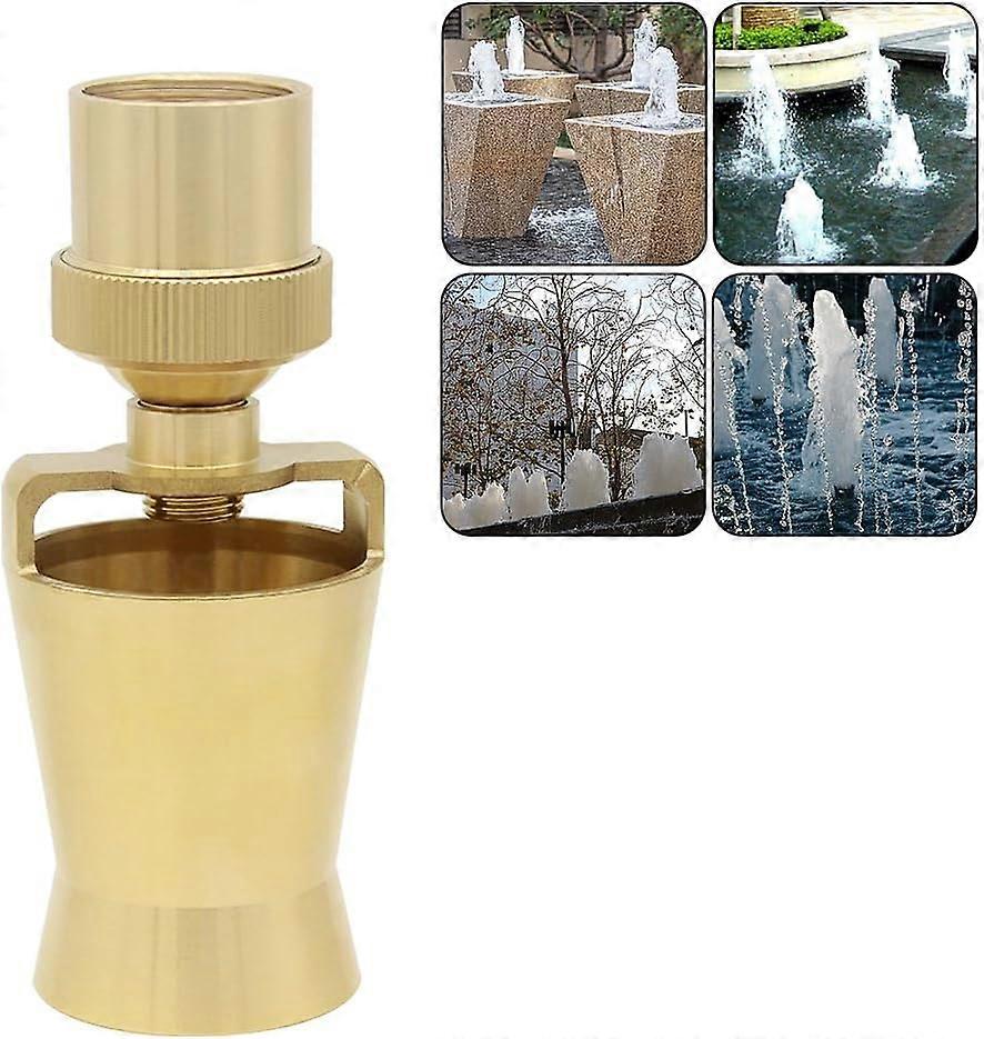 Brass Fountain Nozzle Spray DN25 Internal Thread Ice Tower Sprinkle