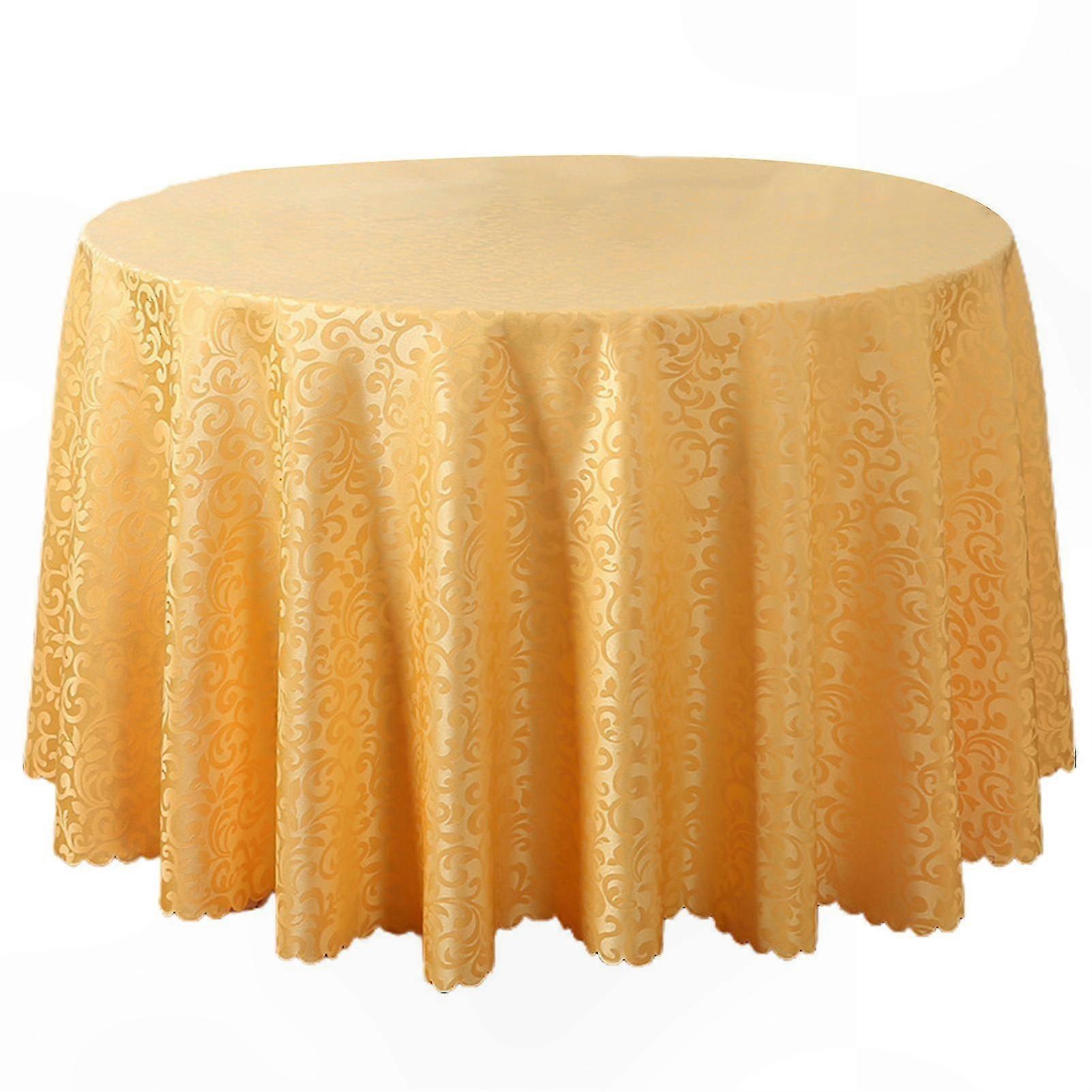 Washable Polyester Tablecloth with Tidy Edges for Everyday Dining Use