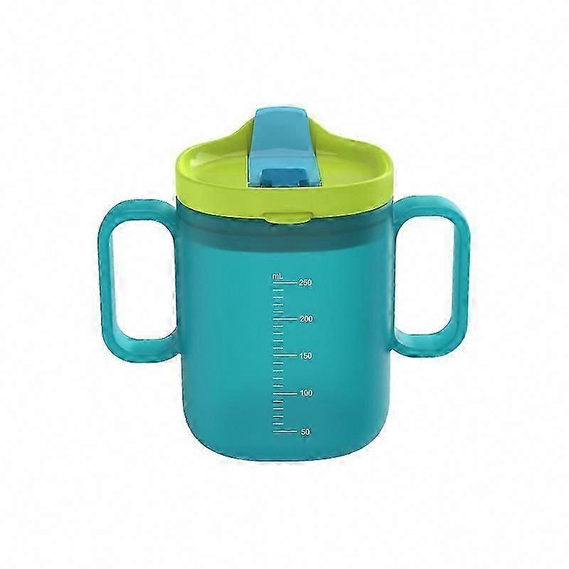 Elderly No Spill Sippy Cup with Straw and Handle for Adults, Disabled, Convalescent, Maternity Use