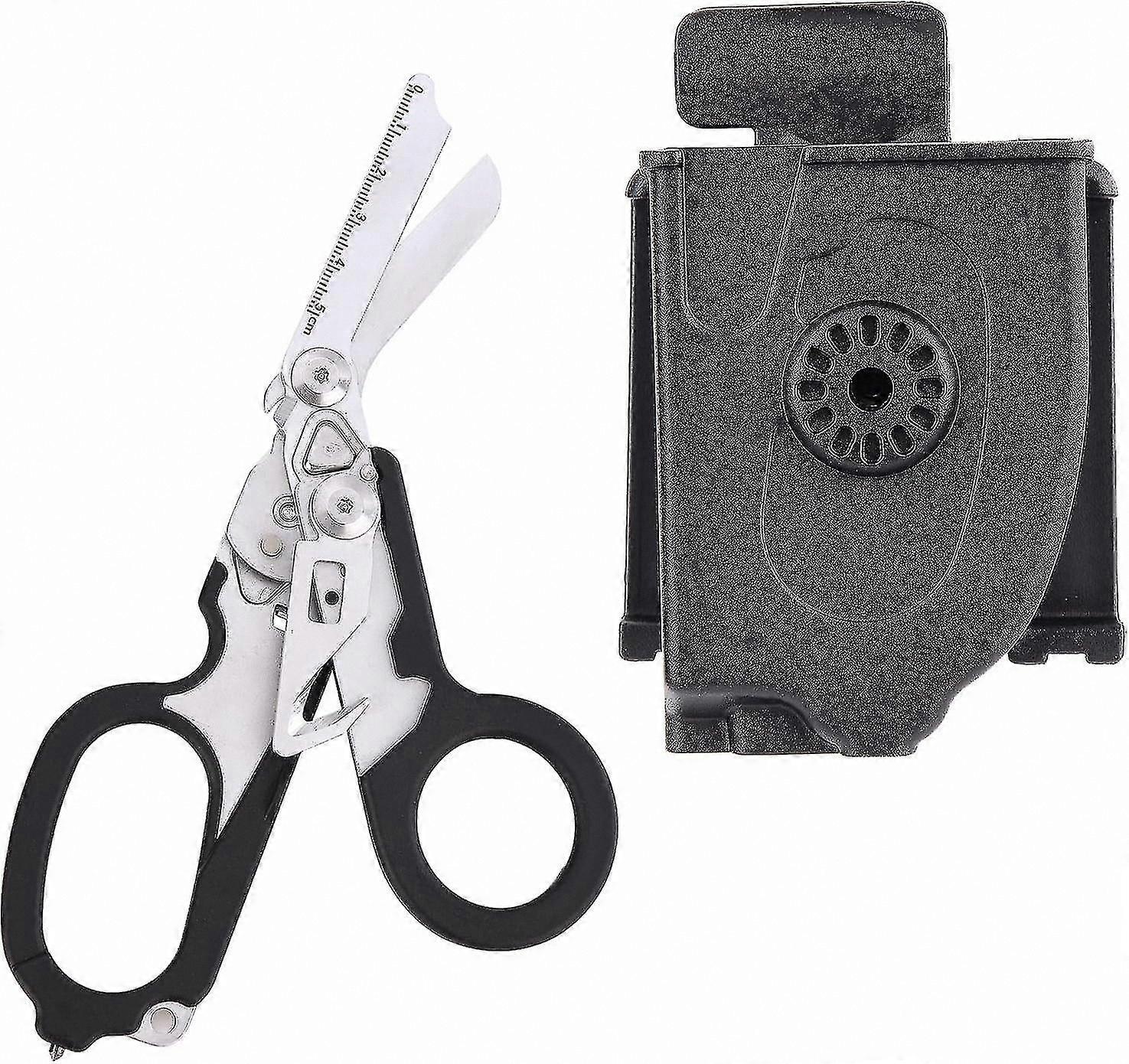 6-in-1-Notfall-Multitool mit Klappzange, taktischer Schere für Erste Hilfe und Überleben