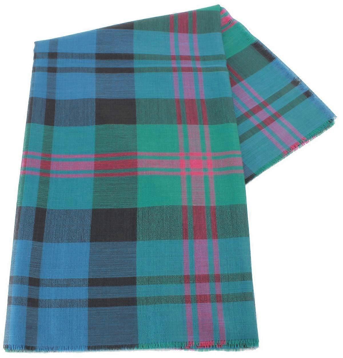 Locharron of Scotland Alba Baird Ancient Fine Merino Scarf - Blue/Green/Red