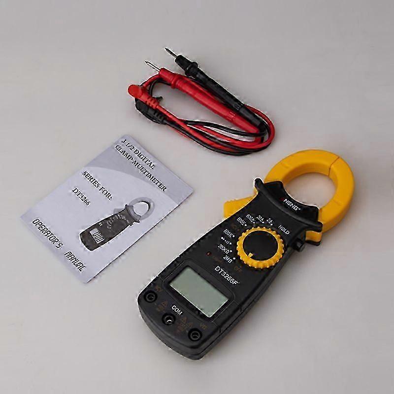 DT-3266F Digital Amper Clamp Meter Multimeter AC/for DC Voltage Resistor Tester