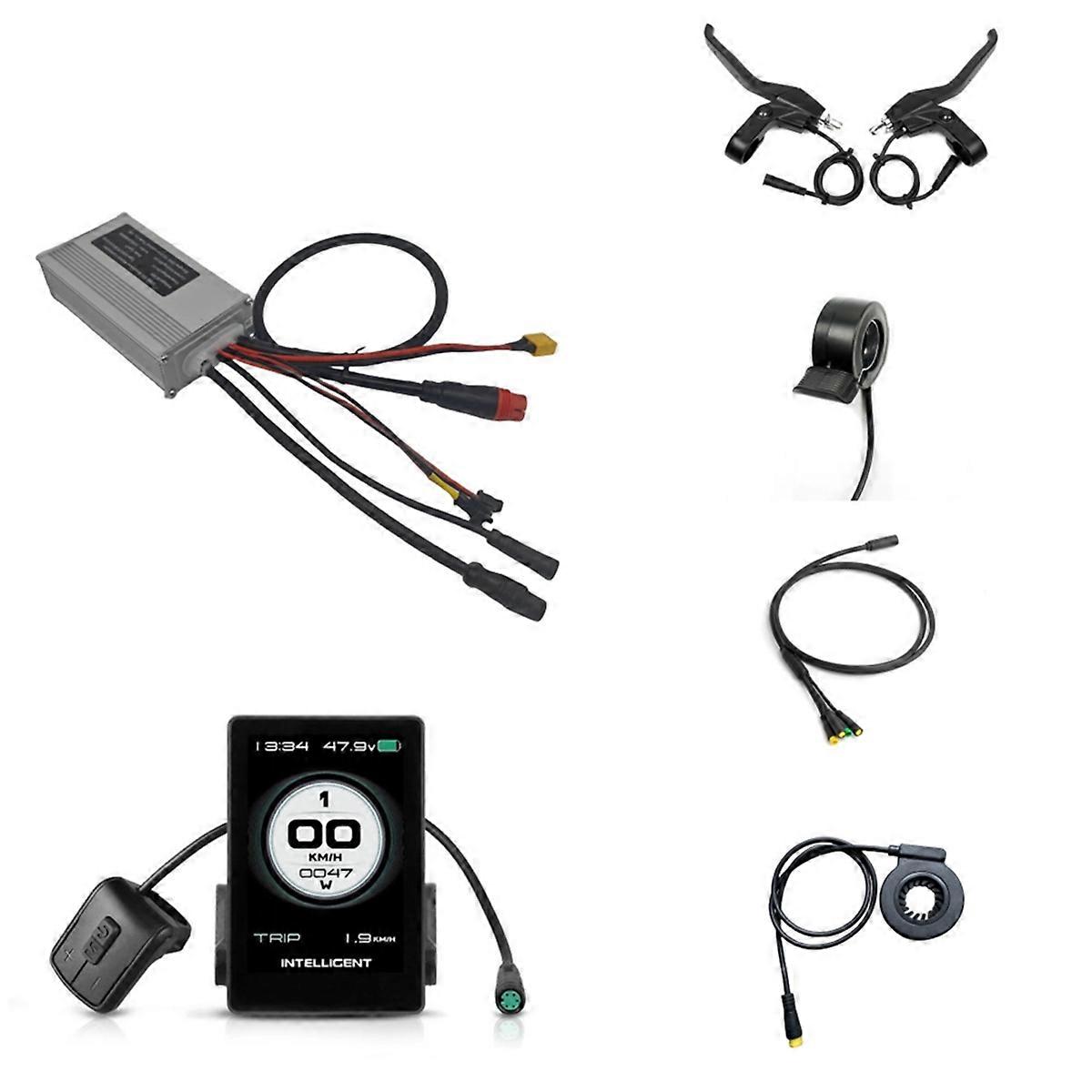 860C Screen G062 Controller Set for G062 Controller H550 Hub Motor 30A 1000W 48V Bicycle Modification Accessories